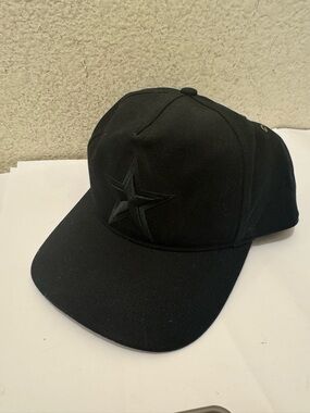 47 Brand Black Star Embroidered Baseball Cap